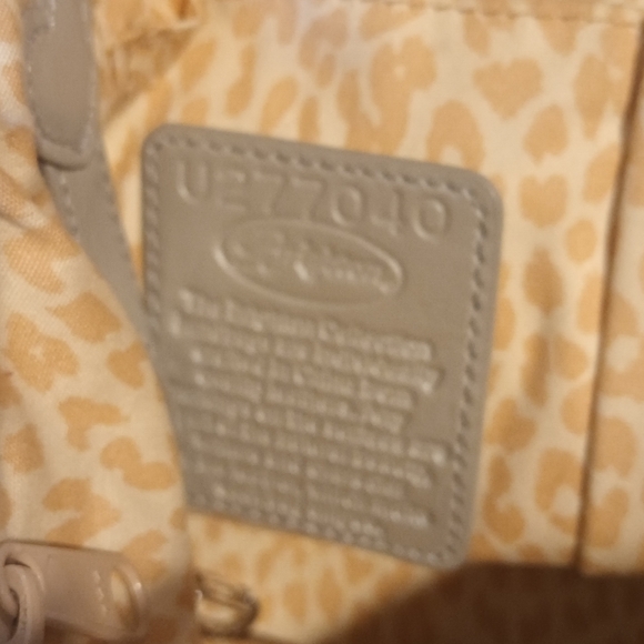 Brighton Orange Leather Studded Women's Bag - Picture 3 of 4